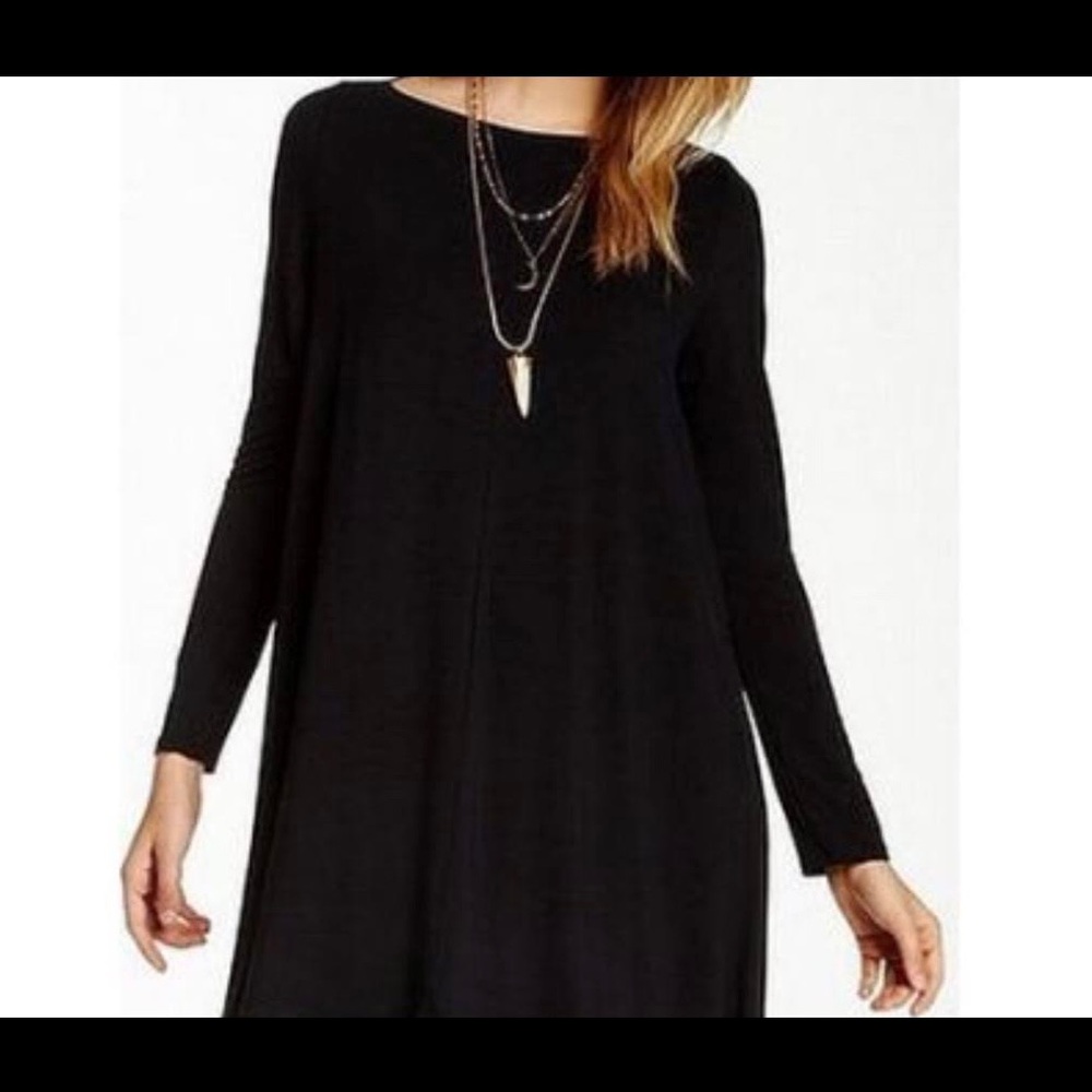 Light weight black knit dress SIZE LARGE